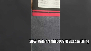 Tissu de doublure en viscose 50 % méta-aramide 50 % FR