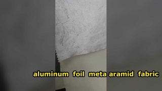 Tissu méta-aramide de papier d'aluminium