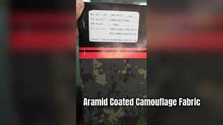 Tissu de camouflage enduit d'aramide
