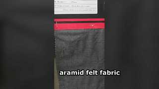 Nom du produit : tissu en feutre aiguilleté méta-aramide Largeur : 150 cm Poids : 270 g/m²