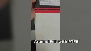 Feutre aramide 160 g/m² laminé avec PTFE.
