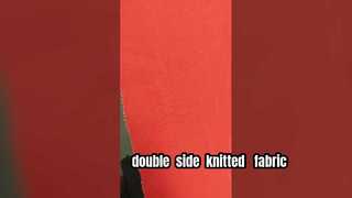 Tissu tricoté double face