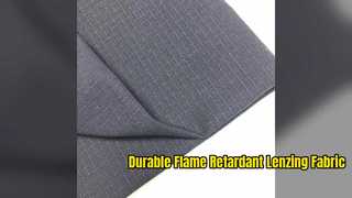 Tissu en viscose Lenzing Textile ignifuge durable