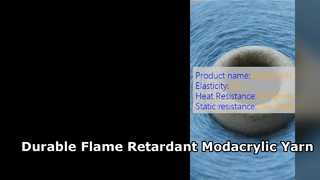 Fil modacrylique de qualité supérieure, fibre ignifuge durable.