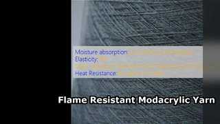 Fil modacrylique ignifuge de qualité supérieure pour textiles