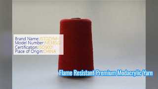 Fil modacrylique ignifuge haute performance