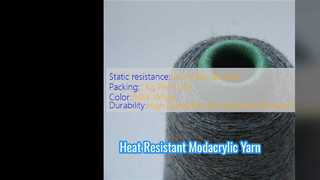 Fil modacrylique résistant à la chaleur de qualité supérieure pour textiles
