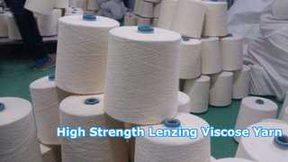 Solution textile haute résistance en fil de viscose Lenzing de qualité supérieure