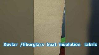 Tissu d'isolation thermique Kevlar/fibre de verre