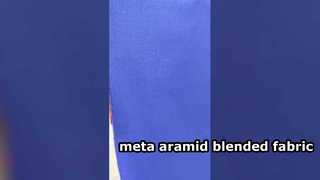 Tissu méta-aramide Nomex IIIA Type 93/5/2, 160g/m², tissu antistatique bleu vif FR pour pétrole et gaz