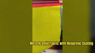 Tissu méta-aramide avec tissu de revêtement en néoprène (tissu imperméable)