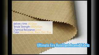 Tissu en fibre d'aramide durable pour équipement de sécurité industrielle