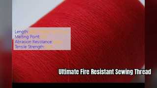 Fil à coudre résistant au feu de Meta Aramid de haute résistance