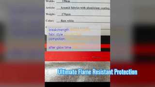 Tissu méta-aramide Protection ultime contre la chaleur et les flammes