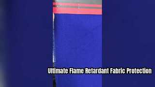 Tissu modacrylique ignifuge haute performance