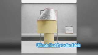Protection résistante à la chaleur de tissu de papier d'aluminium d'aramide
