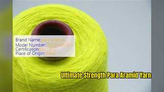 Fils para-aramides haute résistance pour vêtements de protection industriels