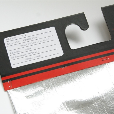 500 tissu imperméable de GSM Para Aramid avec le revêtement en aluminium