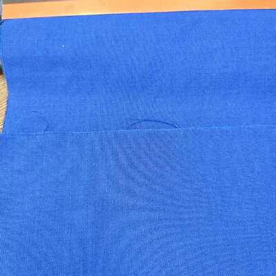 Tissu méta-aramide anti-statique bleu vif 160 g/m² pour vêtements de travail de sécurité d'été pétrochimique