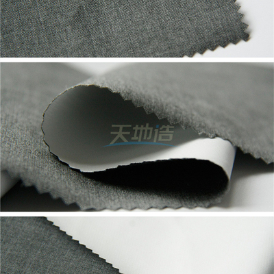 Grey Meta Aramid Fiber Cloth avec PTFE 150gsm pour la doublure d'habillement de lutte contre l'incendie