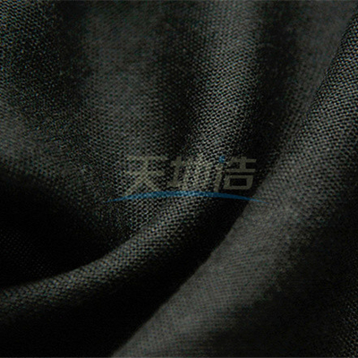 50/50 tissu visqueux d'Aramid Lenzing franc de méta 120gsm noir pour la doublure de costume de lutte contre l'incendie