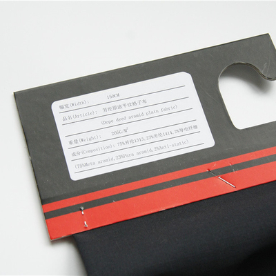 ignifuge simple de tissu de textile d'Aramid d'arrêt de la déchirure 205gsm excellent