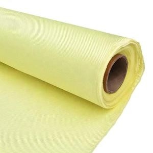 Jaune de haute résistance de tissu de 3000D 400g Para Aramid Kevlar