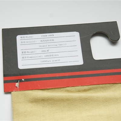 L'anti coupe et les Para résistants au feu Aramid ont tricoté l'épaisseur du tissu 0.8mm