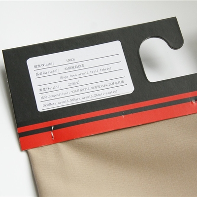 le dopant kaki de 250 GM/M a teint le tissu ignifuge d'aramid d'aramid pour des uniformes de désert