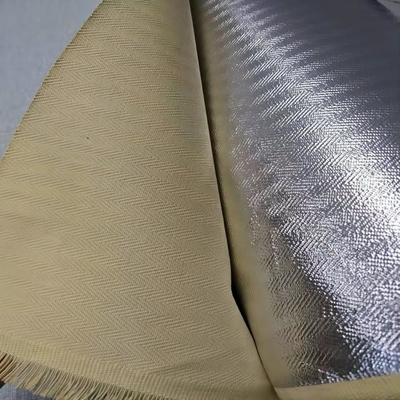 Bas tissu de Para Aramid de conduction thermique avec le revêtement en aluminium