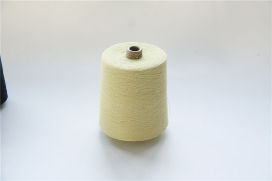 66 TEX Para Aramid Fiber Yarn Ne18/2 jaune cru pour les gants résistants coupés