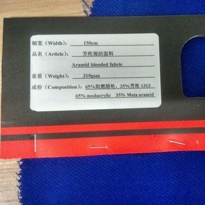 Bas viscose de rétrécissement et tissu d'Aramid dans diverses couleurs