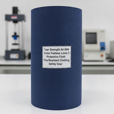 Résistance à la déchirure 94 80N Tissu métaramide Résistance à la couleur Niveau 5 Vêtement de protection Convient pour les vêtements et équipements de sécurité ignifuges
