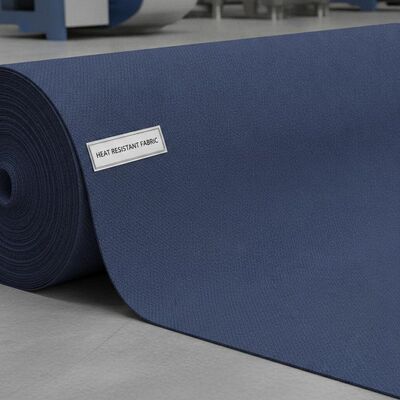 Tissu résistant à la chaleur bleu marine 200 gm Matériau durable adapté aux applications industrielles et aux vêtements de protection