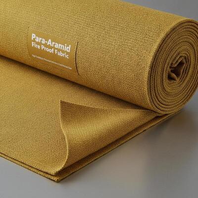 Tissu ignifuge à para-aramide offrant une grande souplesse, adapté aux uniformes de protection et aux équipements résistants à la chaleur