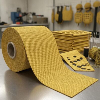 Tissu para-aramidique durable destiné aux applications industrielles du matériel de protection et à la fabrication d'équipements de sécurité