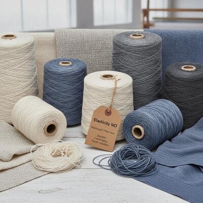 Élasticité sans fil de fibre modacrylique fabriqué pour les tissus tissés et tricotés assurant des solutions textiles durables et confortables