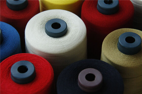 Rétractable à la flamme fil de couture en aramide méta aramide flexible résistant à la chaleur durable fort adapté aux textiles industriels
