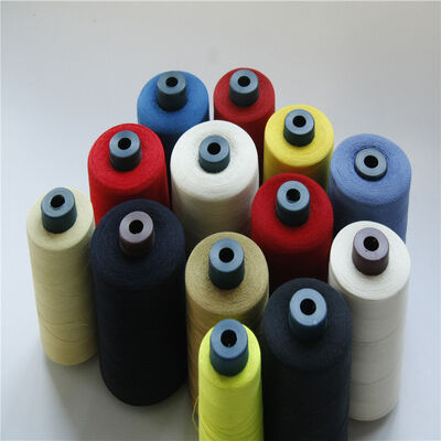 Rétractable à la flamme fil de couture en aramide méta aramide flexible résistant à la chaleur durable fort adapté aux textiles industriels