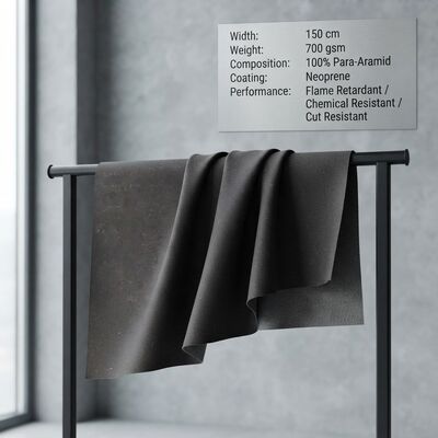 tissu para aramide avec revêtement néoprène