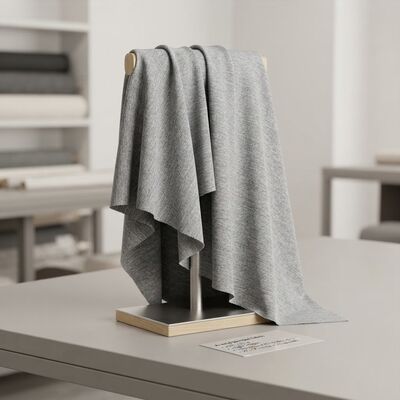 Tissu mélangé à base de modacrylique FR à 68% de modacrylique + 29% de viscose FR + 3% de spandex pour une résistance à la flamme < 2 secondes et 240 gm de poids