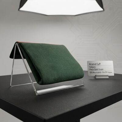 Tissu de manchette ignifuge en aramide 940 g/m² avec haute résistance à l'abrasion et aux produits chimiques pour vêtements ignifuges