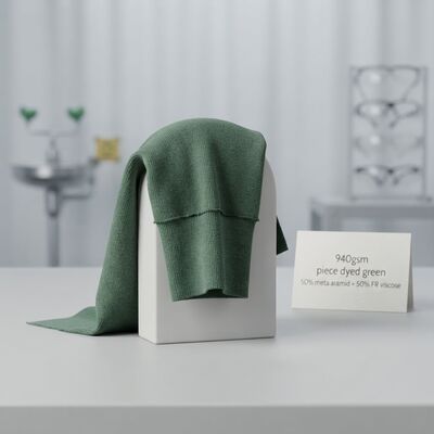 Tissu de manchette ignifuge en aramide 940 g/m² avec haute résistance à l'abrasion et aux produits chimiques pour vêtements ignifuges