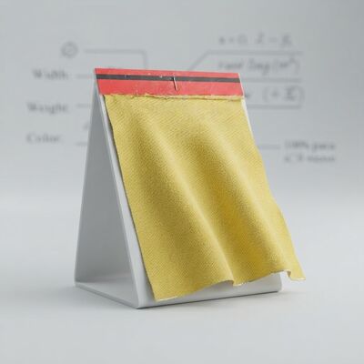 Tissu revêtu de feuille d'aluminium aramide à haute résistance à la traction, ignifuge et résistant aux températures élevées