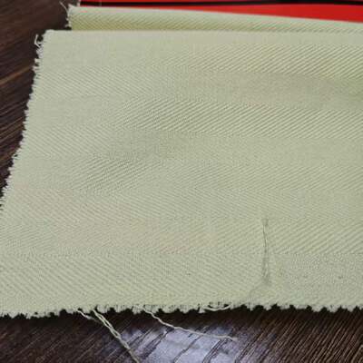 Tissu ignifuge en méta-aramide mélangé 280 g/m², 150 cm de largeur, 23 % para-aramide, 70 % viscose FR, 6 % polyester, pour vêtements de protection