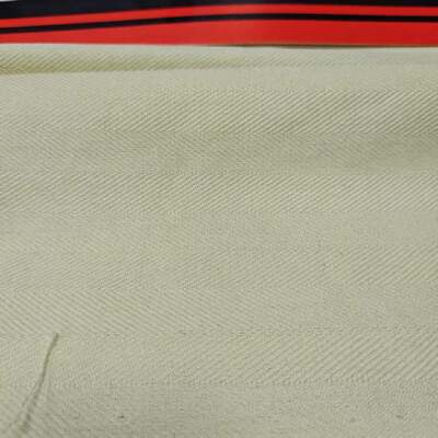 Tissu ignifuge en méta-aramide mélangé 280 g/m², 150 cm de largeur, 23 % para-aramide, 70 % viscose FR, 6 % polyester, pour vêtements de protection