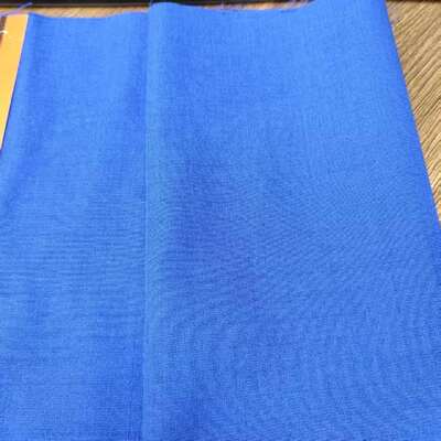 Tissu méta-aramide anti-statique bleu vif 160 g/m² pour vêtements de travail de sécurité d'été pétrochimique
