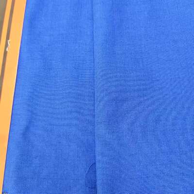 Tissu méta-aramide anti-statique bleu vif 160 g/m² pour vêtements de travail de sécurité d'été pétrochimique