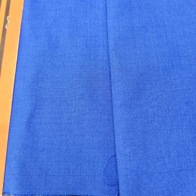 Tissu méta-aramide anti-statique bleu vif 160 g/m² pour vêtements de travail de sécurité d'été pétrochimique