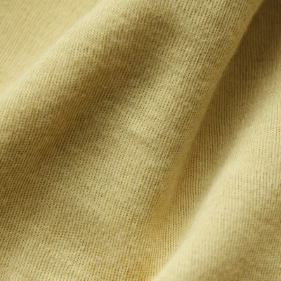 Jaune cru de tissu d'EN388 200gsm 100% Para Aramid pour d'anti gants coupés 1.6m 1.8m